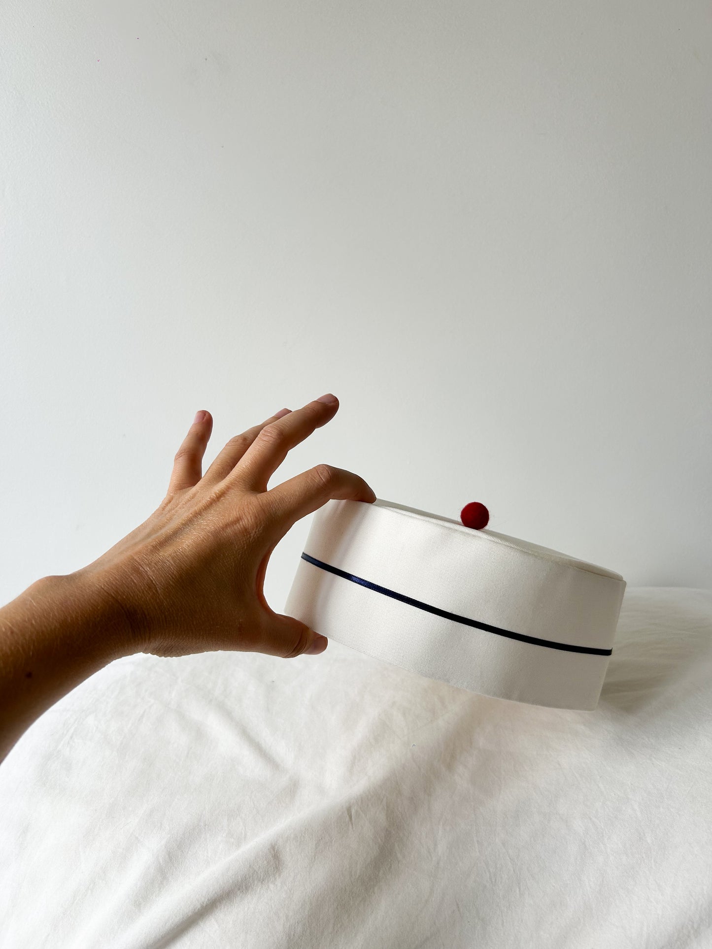 Chapeau Groom La Mer Blanc