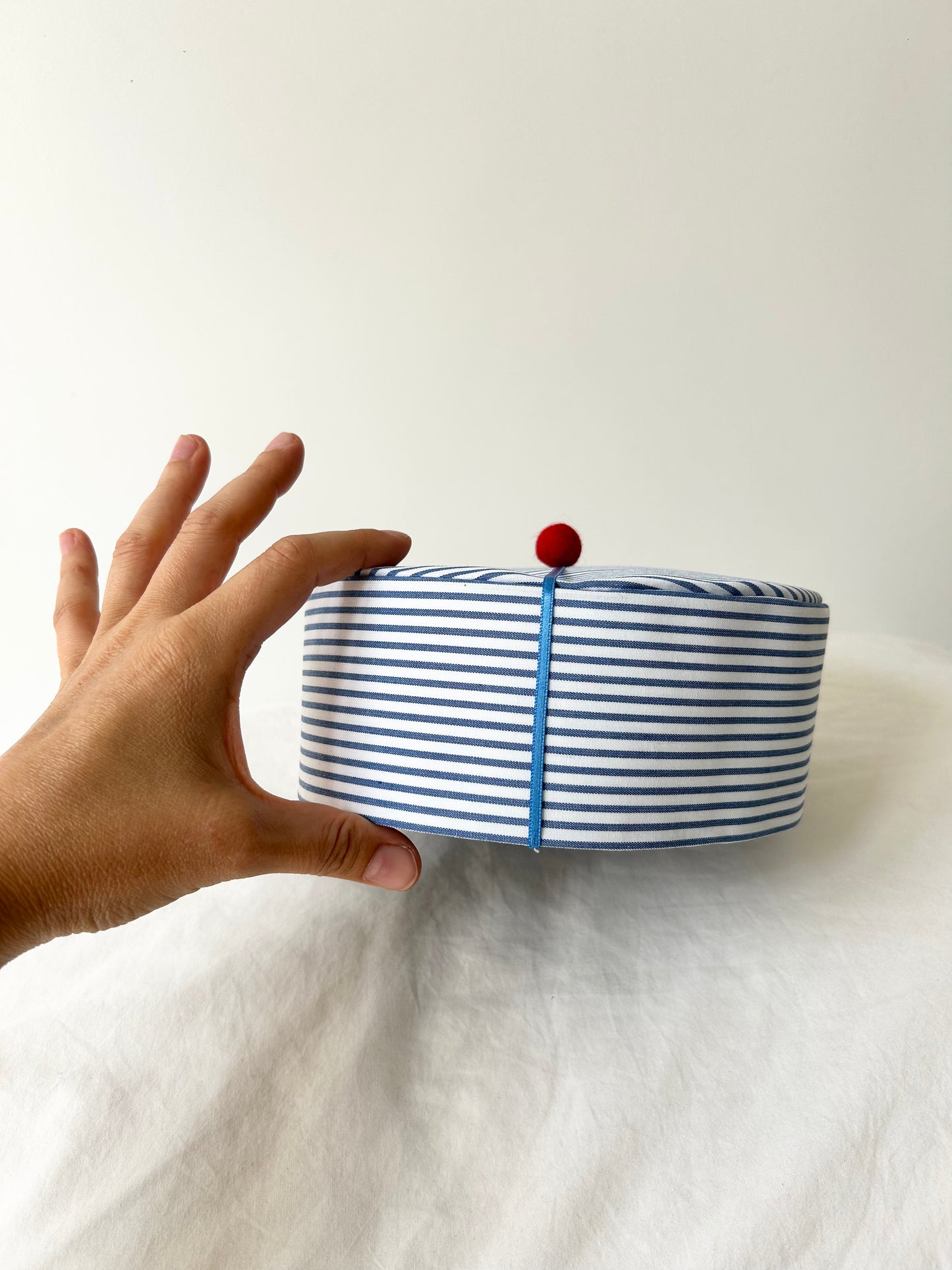 Chapeau Groom Palace Rayé bleu