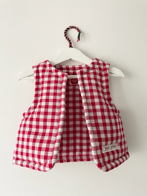 Gilet vichy