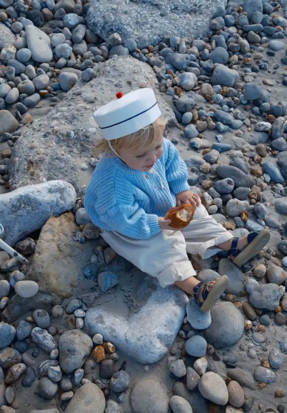 Chapeau groom En Mer blanc