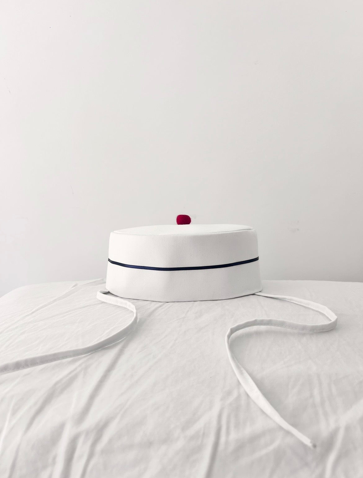Chapeau groom En Mer blanc