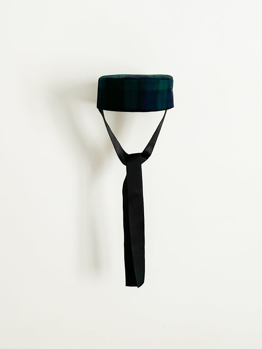 Chapeau Groom écossais navy