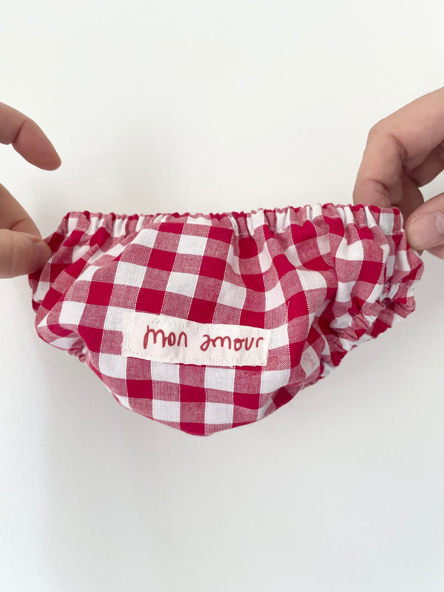 Red gingham bloomers